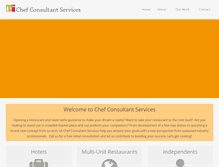 Tablet Screenshot of chefconsultantservices.com